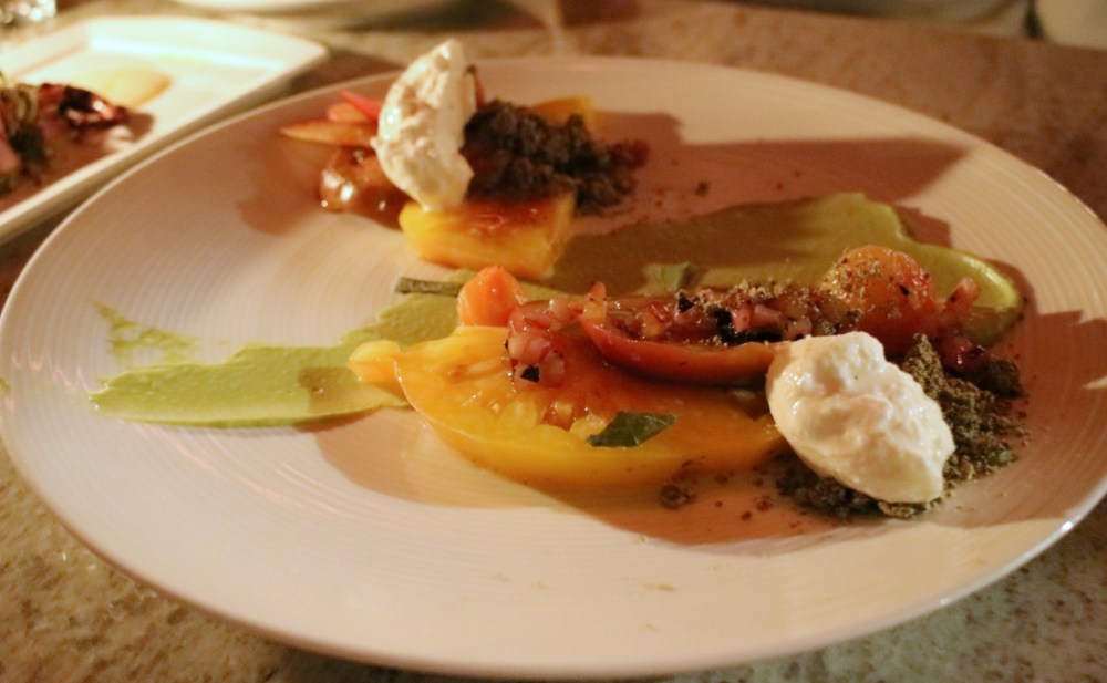 Heirloom tomato salad